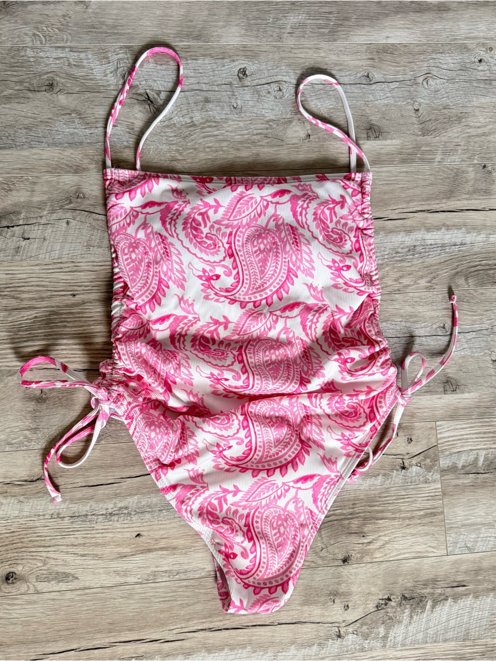 Pink Paisley One-Piece Swimsuit